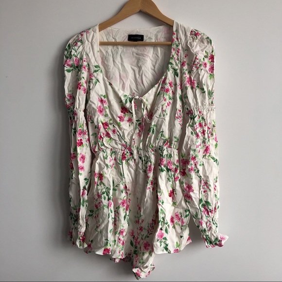 majorelle x revolve floral romper - Picture 1 of 2